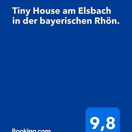 Appartement Tiny House Am Elsbach In Der Bayerischen Rhoen.